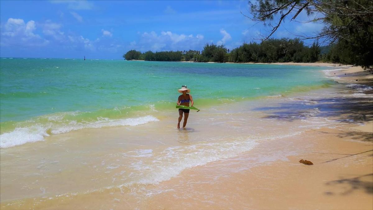 Mara'ai le spot Chambre Mahu Deluxe triple avec piscine Mataura Exterior foto