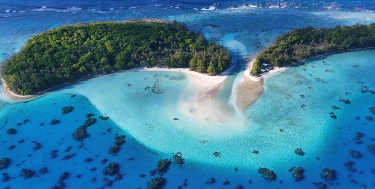 Mara'ai le spot Chambre Mahu Deluxe triple avec piscine Mataura Exterior foto